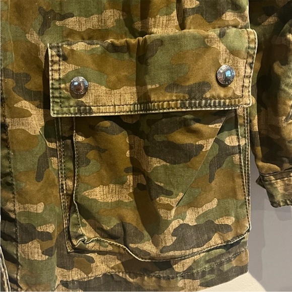 BANANA REPUBLIC Camo Military Jacket-M - Picture 6 of 10